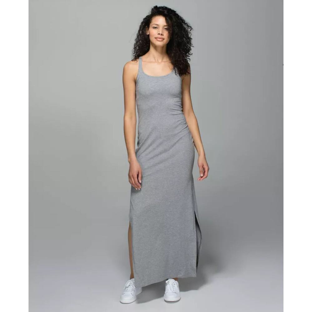 Lululemon Refresh Maxi Dress Heather Grey Size 6